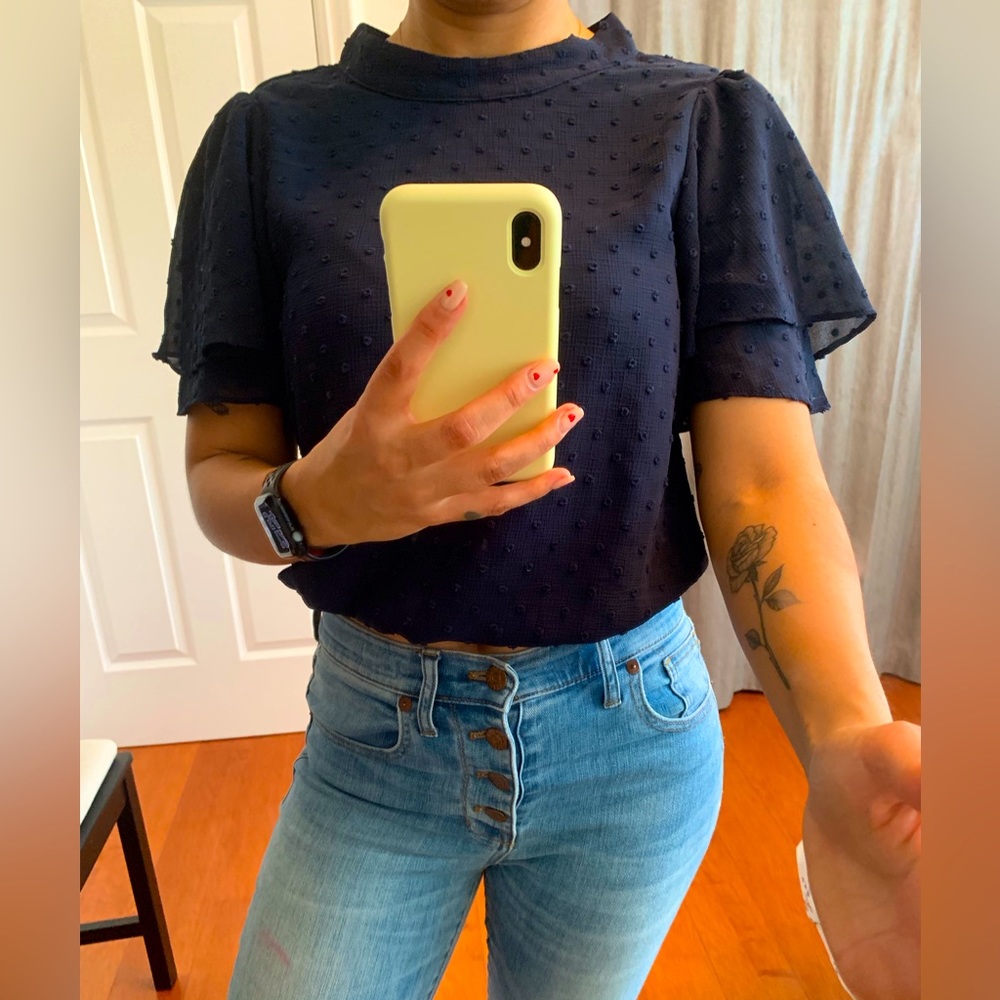 Romantic style Crop top